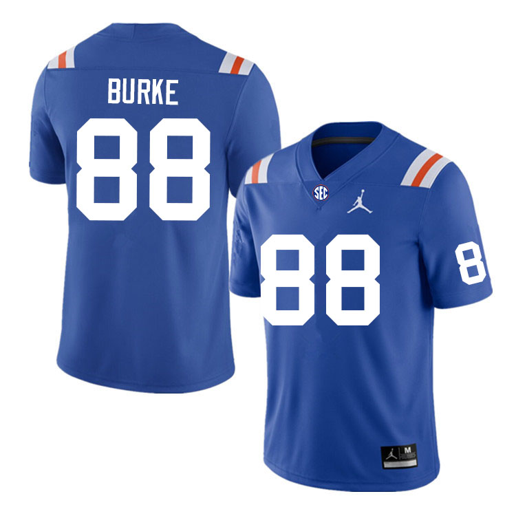 Men #88 Marcus Burke Florida Gators College Football Jerseys Sale-Throwback